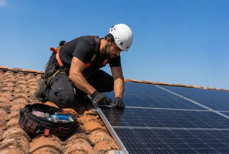 Maintenance et monitoring de panneaux solaires à Saint-Sever-de-Saintonge