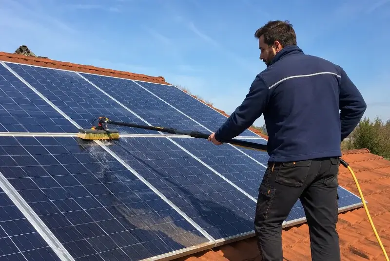 Nettoyage et entretien de panneaux solaires à Saint-Sever-de-Saintonge
